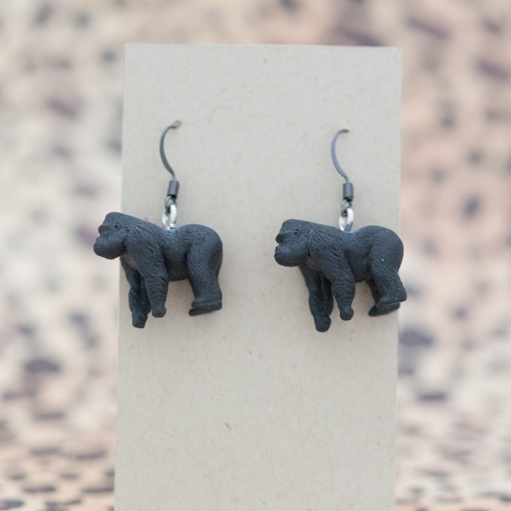 🦍 Gorilla Spirit Animal Earrings 🦍